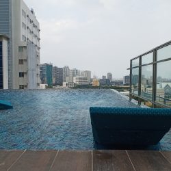 Enjoy the view of the Cebu City while relaxing at their infinity pool