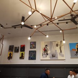 Vibrant color accent pieces created by renowned Cebuano Artists such as Kenneth Cobonpue, Bobby Lagdameo, and Inky Livie